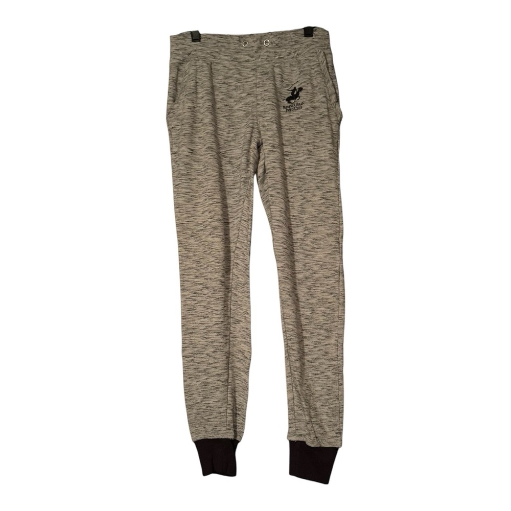 Beverly Hills Polo Club Gray Black joggers size small women’s sweat pants